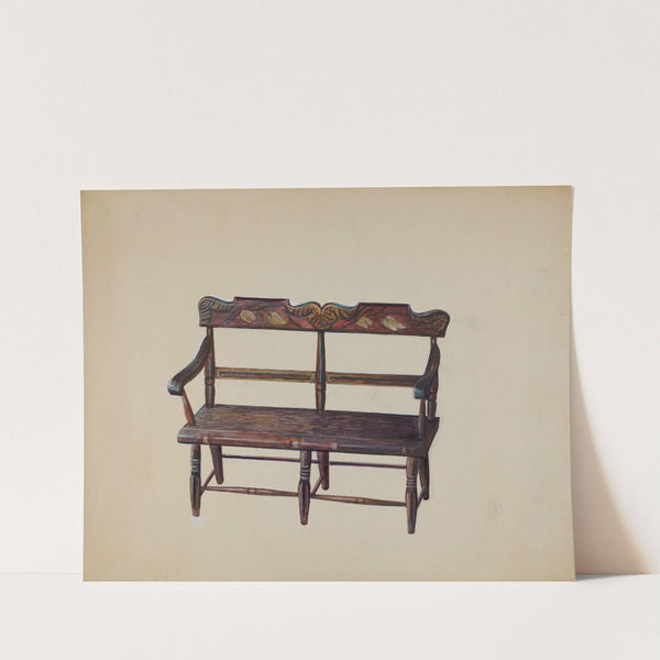 Child’s Settee (c. 1936) by Mina Lowry