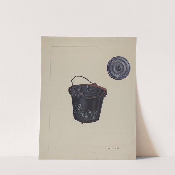 Child's Toy Iron Kettle by William O. Fletcher