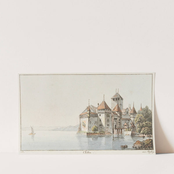 Chillon by Johann Ludwig Aberli