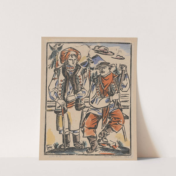 Chimczek i Paraska. (1924) by Wacław Wąsowicz