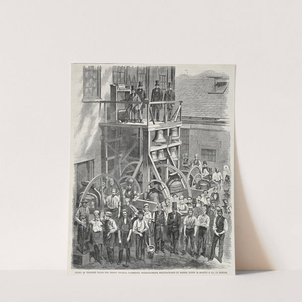 Chime of Thirteen Bells for Christ Church, Cambridge, Massachusetts, Manufactured by Messrs. Henry N. Hooper & Co., of Boston (1860) by Winslow Homer