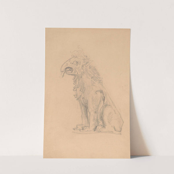 Chimera from Notre Dame in Paris. by Stanisław Wyspiański