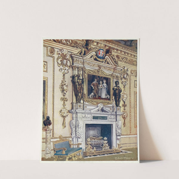 Chimneypiece in the double cube room, Wilton House by Edwin Foley