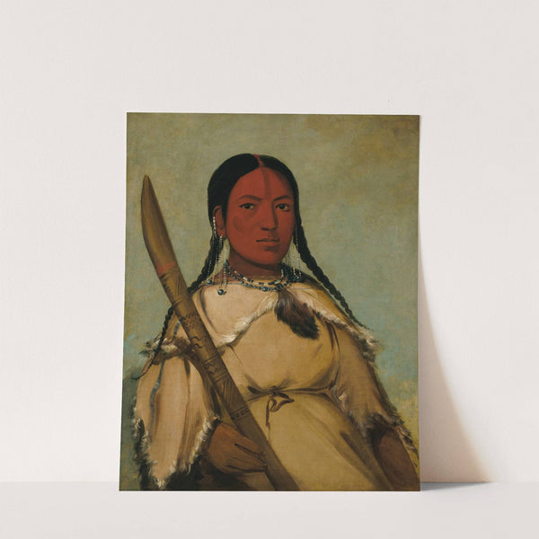 Chin-Cha-Pee, Fire Bug That Creeps, Wife of Pigeon's Egg Head by George Catlin