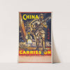 China carries on (1940) by Cyrus Leroy Baldridge