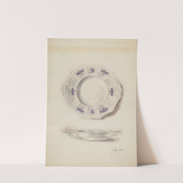 China Plate by Geoffrey Holt