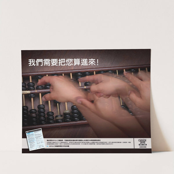 Chinese Awareness Poster (2010) by Bureau of the Census
