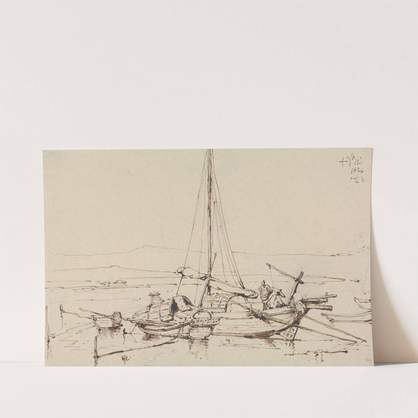 Chinese Boats by George Chinnery