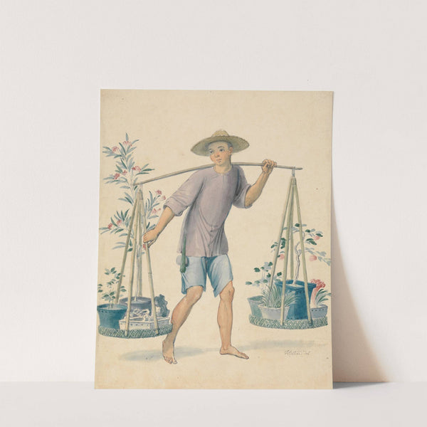 Chinese Flower Seller by Thomas Stothard