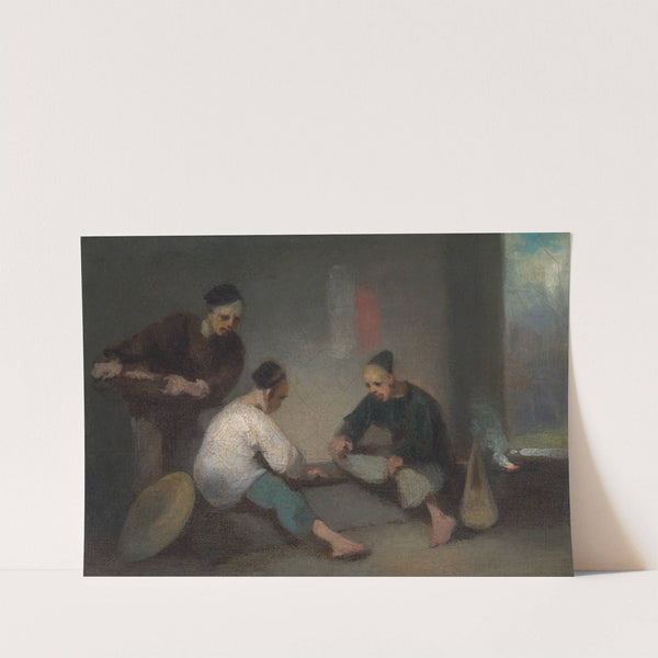 Chinese Gamblers by George Chinnery