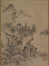 Chinese Literatus Traveling to a Mountain Temple (late 1500s)