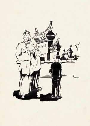 Chinese man en jongen