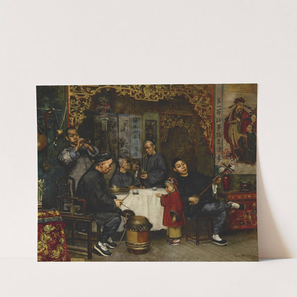 Chinese Musicians by Theodore Wores