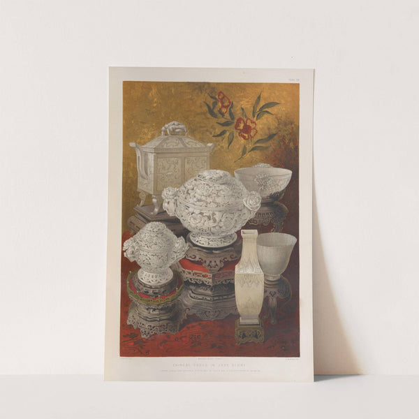 Chinese vases in jade stone by Matthew Digby Wyatt