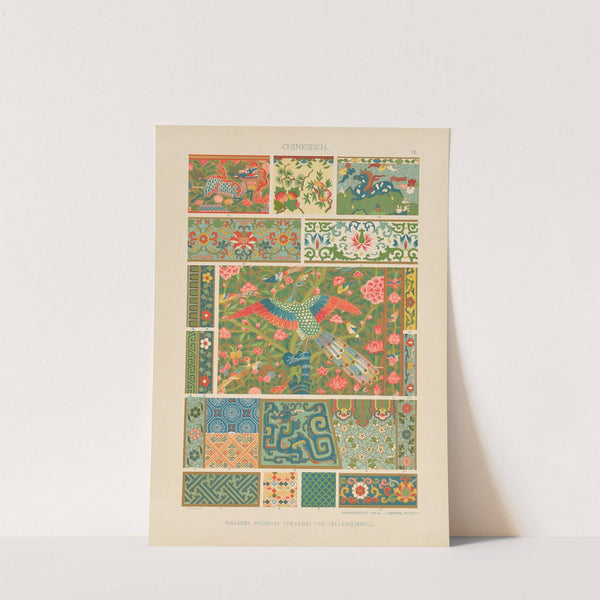 Chinesisch – Malerei, Weberei, Stickerei und Zellenschmelz (1887) by Heinrich Dolmetsch