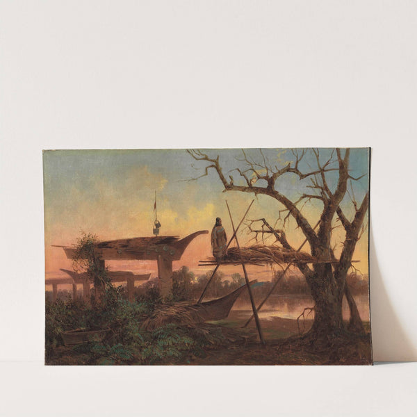 Chinook Burial Grounds by John Mix Stanley