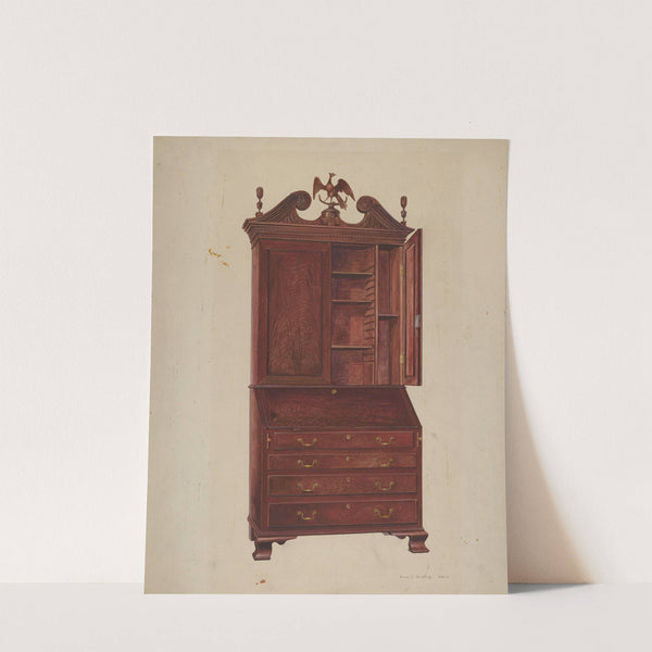 Chippendale Secretary by Amos C. Brinton