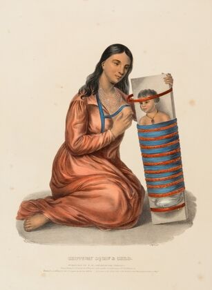 Chippeway Woman & Child