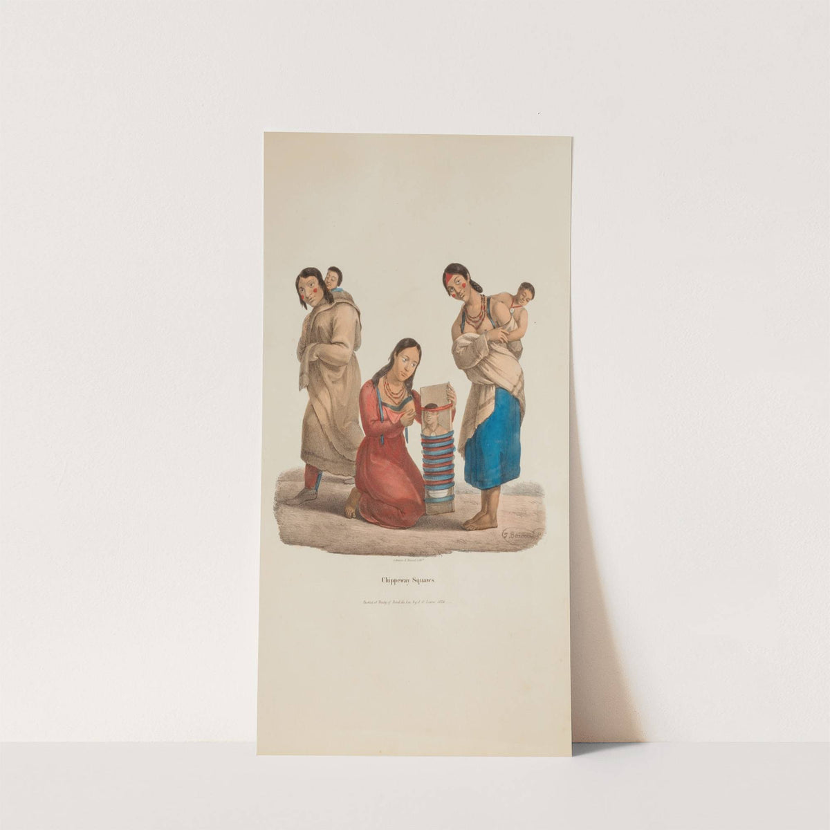 Chippeway Women (1835) by James Otto Lewis