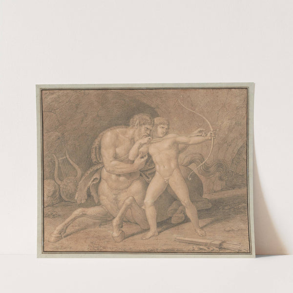 Chiron Teaching Achilles to Shoot with the Bow by Bertel Thorvaldsen