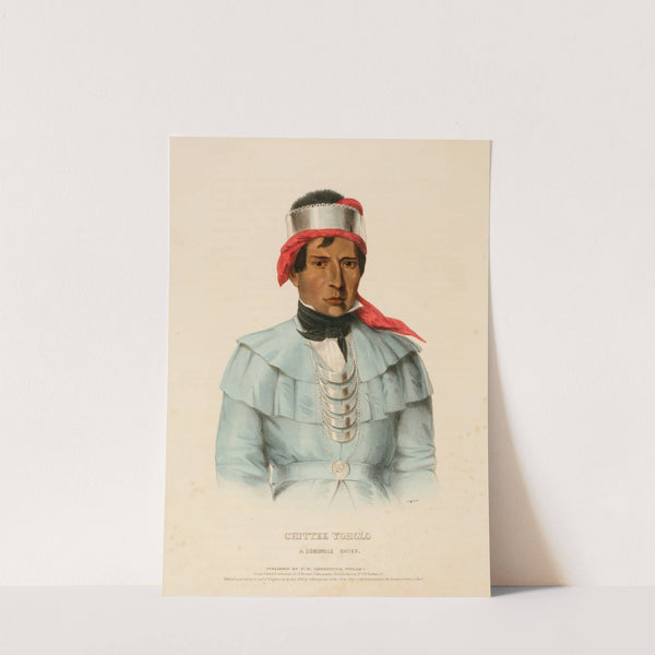 Chittee-Yoholo. A Seminole Chief (1838) by Charles Bird King