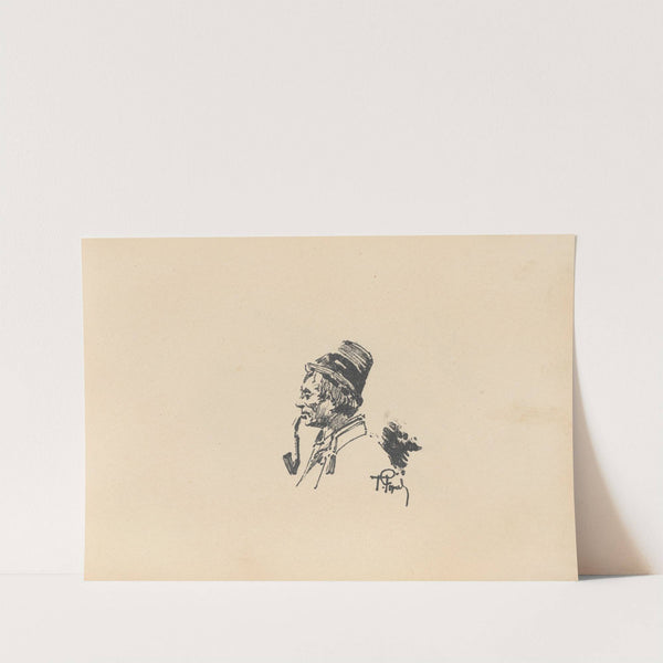 Chłop palący fajkę (1896) by Fryderyk Pautsch