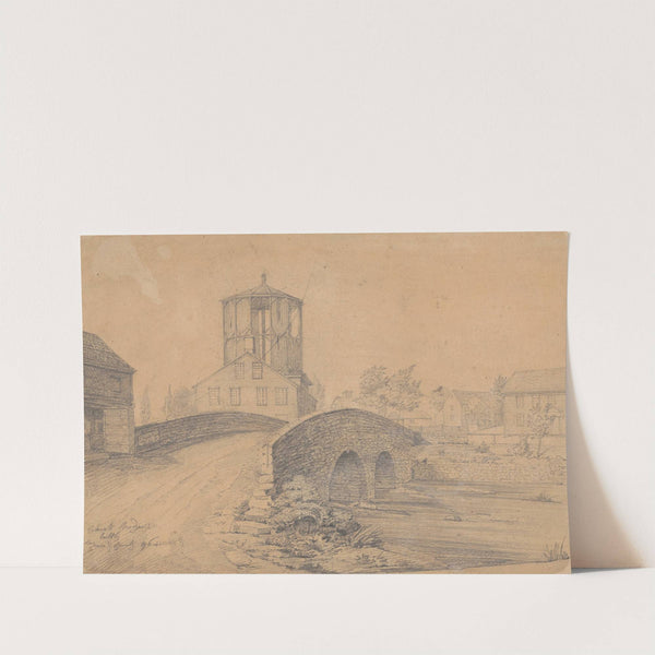 Choate bridge built by town and country, 1764 by John Rubens Smith