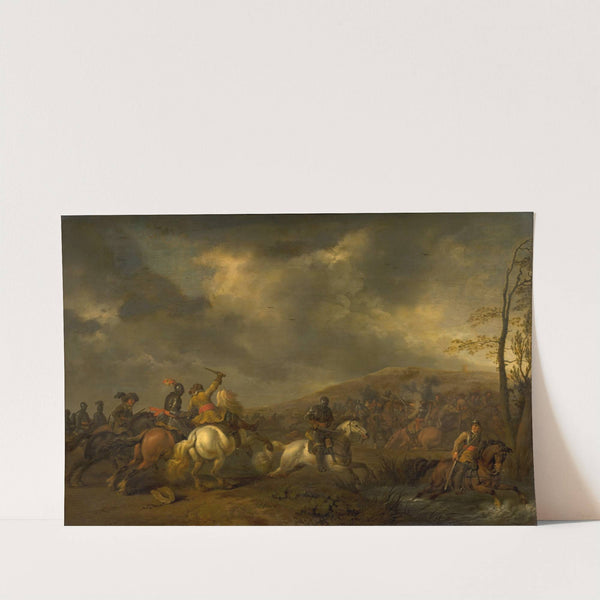 Choc de cavalerie by Abraham Van Calraet