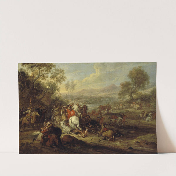 Choc de cavalerie ou Combat de cavalerie (1652 - 1690) by Adam Frans van der Meulen