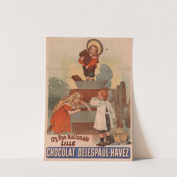 Chocolat Delespaul-Havez. 13 rue nationale, Lille (1892) by Firmin Bouisset