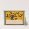 Chocolat Julien Damoy (1908) by Imp. Paul Dupont