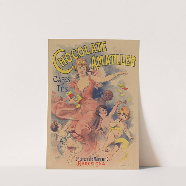 Chocolate Amatller, cafes y tes. Oficinas calle Manresa, 10, Barcelona (1893) by Imp. Chaix