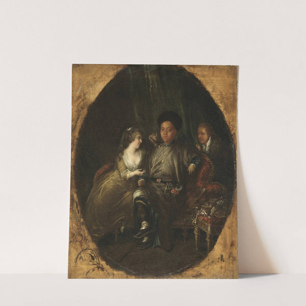 Choi Afock, Aurora Taube and Olof Lindahl by Elias Martin