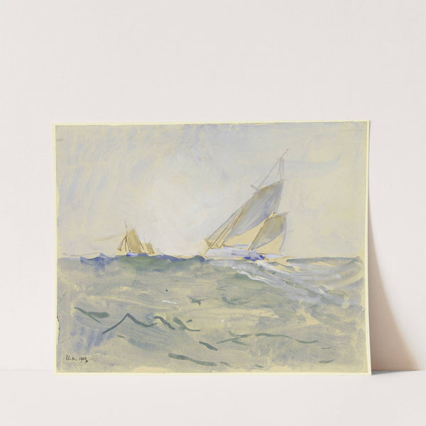 Choppy sea by Ulrich Hübner