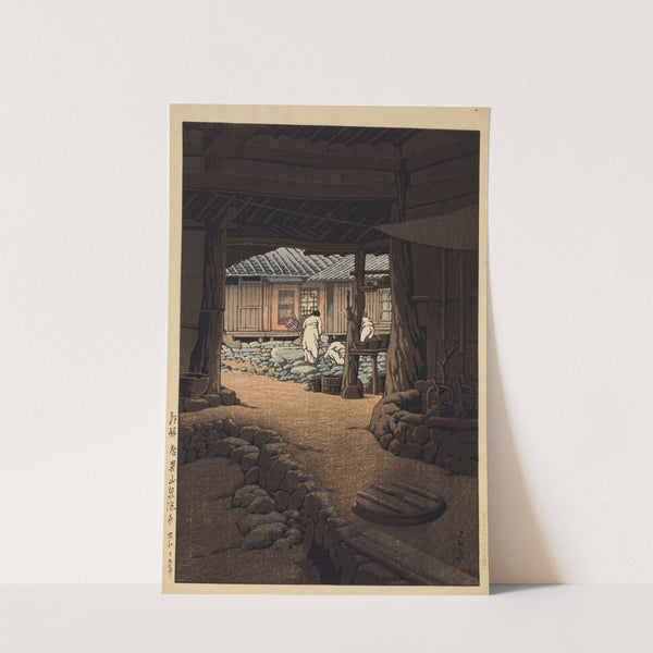 Chosen Chiizan Sen’in-ji (The Cheoneunsa Temple, Mount Jirisan, Korea) (1940) by Kawase Hasui