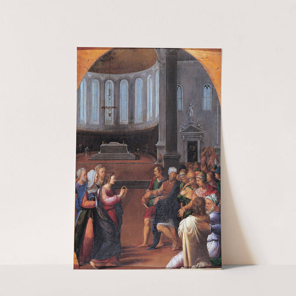 Christ among the doctors (1550) by Camillo Filippi