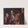 Christ among the doctors by Pensionante del Saraceni