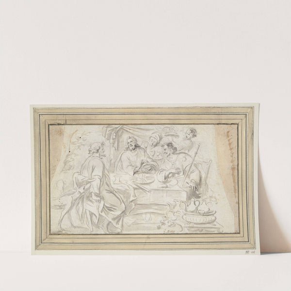 Christ and His Disciples at Emmaus by Godfried Maes