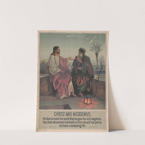 Christ and Nicodemus (1890) by Harris, Jones & Co