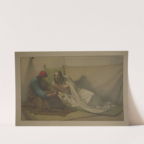 Christ and Nicodemus (1863) by Eduard von Steinle