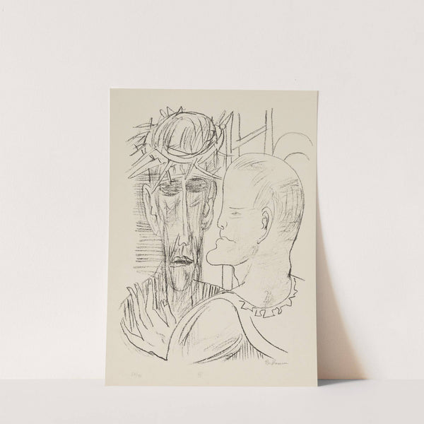 Christ and Pilate (1946) by Max Beckmann