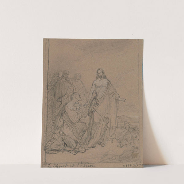 Christ and Saint Peter by Nicaise De Keyser