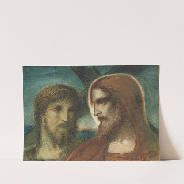 Christ and St. Joseph of Aramathea by Simeon Solomon