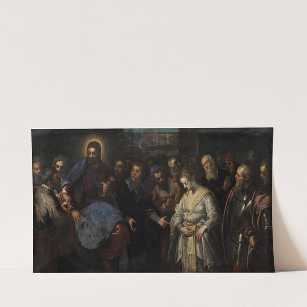 Christ and the Adulteress (1574 - 1635) by Jacopo Tintoretto