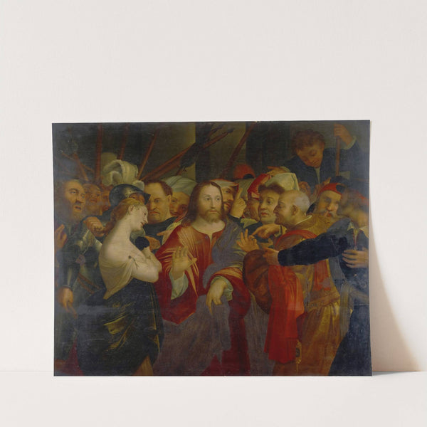 Christ and the Adulteress by Anonymous