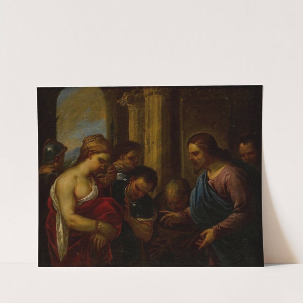 Christ and the Adulteress by Luca Giordano
