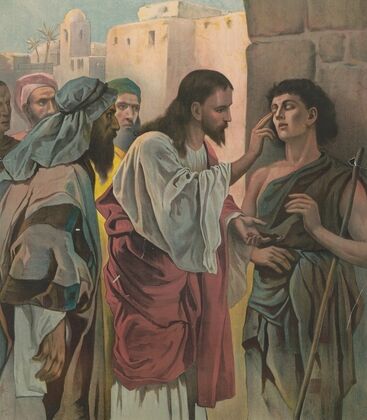 Christ and the blind man