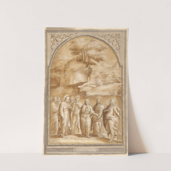 Christ and the Canaanite Woman (1530) by Bagnacavallo (Bartholomeo Ramenghi)