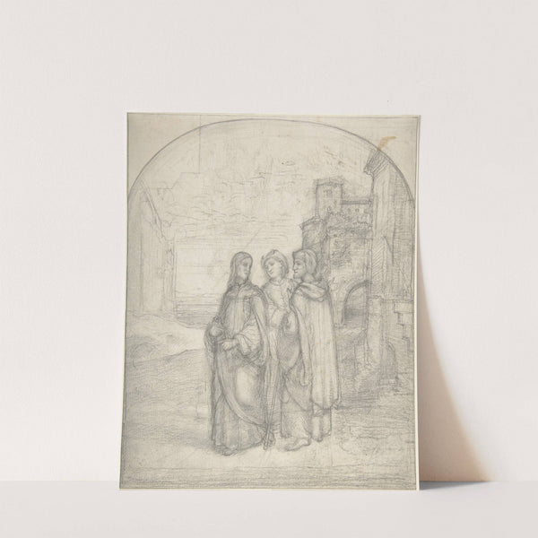 Christ and the Pilgrims of Emmaus by Johann Heinrich Ferdinand Olivier