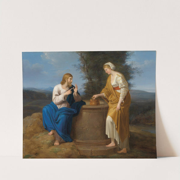 Christ And The Samaritan Woman (1818) by Ferdinand Georg Waldmüller